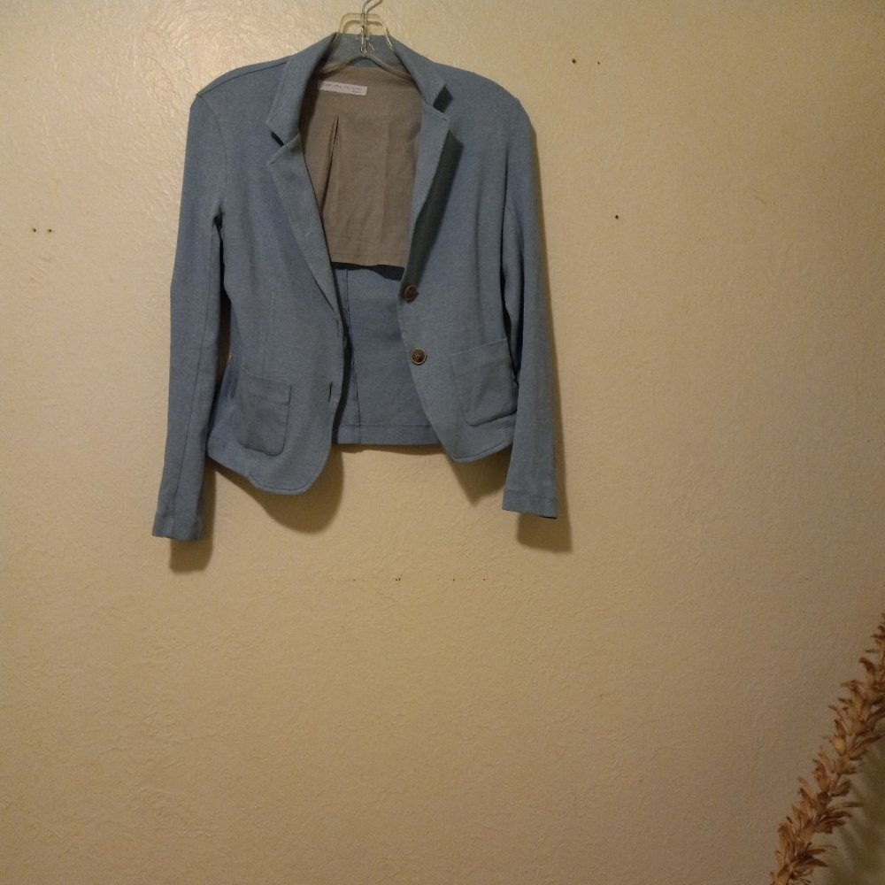 Fabiana Filippi Light Blue Fitted Blazer Size XS - Picture 13 of 16